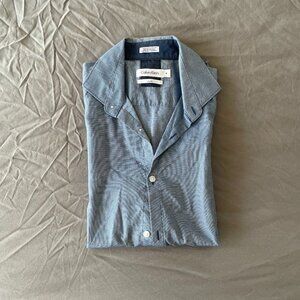 Calvin Klein Short Sleeve Button Down Shirt